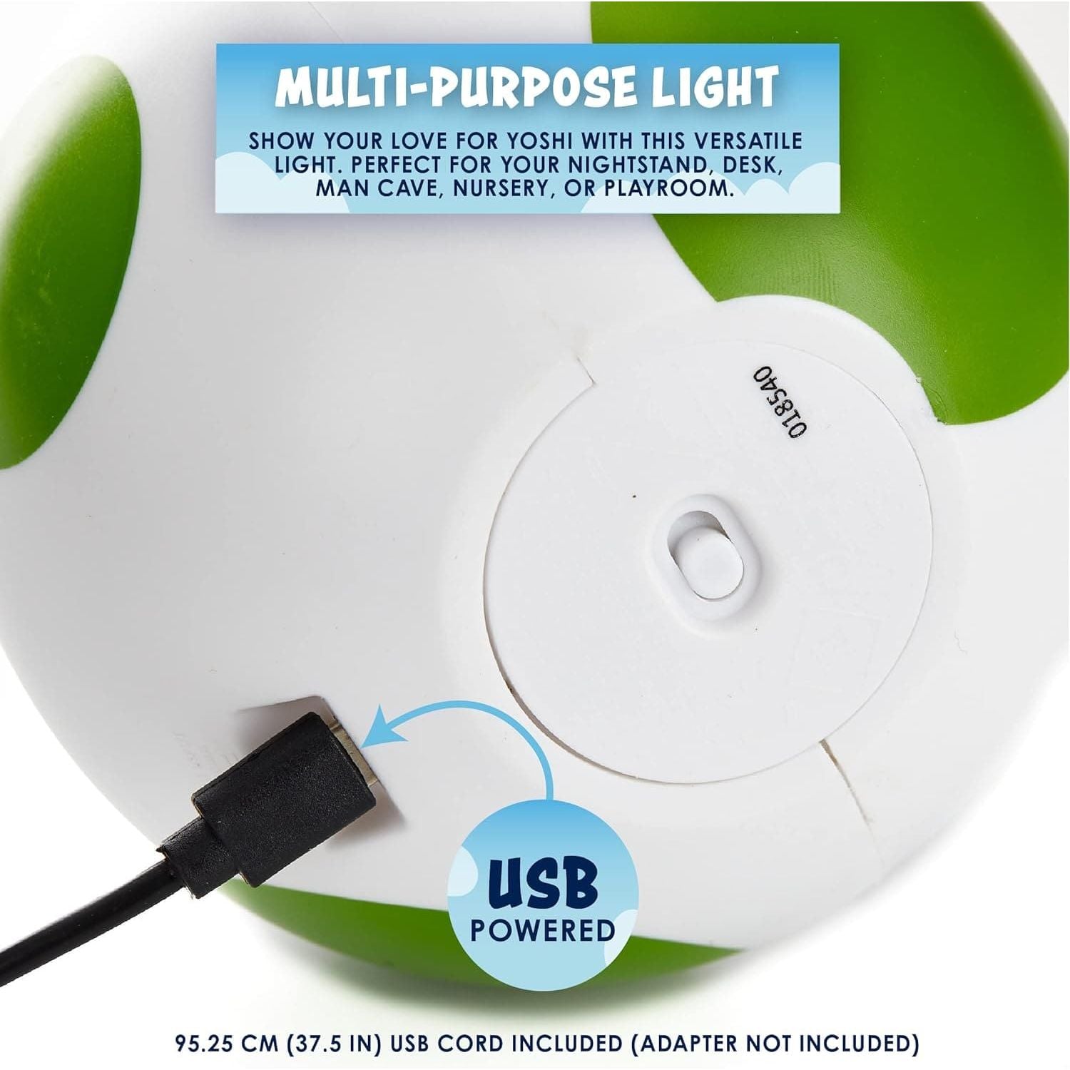 Paladone Yoshi Egg Light, Super Mario Bros Collectible Figure Light - 4
